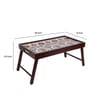 Folk Ornament  Brown MDF Bed Tray