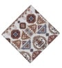 Folk Ornament Brown MDF (Set of 4) Table Coaster Reinvention factory