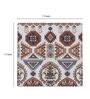 Folk Ornament Brown MDF (Set of 4) Table Coaster Reinvention factory