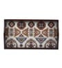 Folk Ornament Brown Teak Wood & MDF Serving Tray Reinvention factory