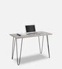 Folkston Office Executive Desk In Grey Colour