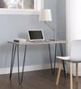 Folkston Office Executive Desk In Grey Colour