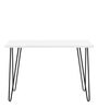 Folkston Office Executive Desk In White Colour