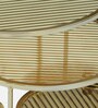 Fomin Metal Nest of Tables In Gold Finish (Set of 3)
