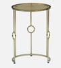 Fomin Metal Nest of Tables In Gold Finish (Set of 3)