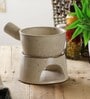 Fondue 450ml White Stoneware (Set of 2) Dinner Bowl