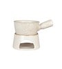 Fondue 450ml White Stoneware (Set of 2) Dinner Bowl