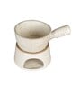 Fondue 450ml White Stoneware (Set of 2) Dinner Bowl