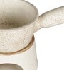 Fondue 450ml White Stoneware (Set of 2) Dinner Bowl
