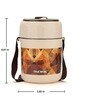 Foody Plus Brown Plastic   Thermoware Lunch Box  ( Set Of  3 Container )