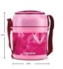 Foody Plus Pink Plastic   Thermoware Lunch Box  ( Set Of  2 Container )