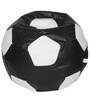 FootBall XXXL Bean Bag with Beans in Black & White Colour