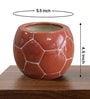 Football Design Ceramic Pot for Indoor & Outdoor Plants