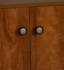 FootFit 16-Pairs Shoe Cabinet In Tan Finish With Seating