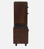 Footsie 12-Pairs Shoe Cabinet In Classic Walnut Finish With Seating
