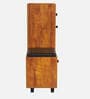 Footsie 12-Pairs Shoe Cabinet In Tan Finish With Seating
