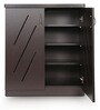 Footworks Shoe Cabinet in Wenge Finish