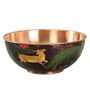 Forest Fetish 1.2 Ltrs Multicolour Copper Serving Bowl