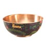 Forest Fetish 1.2 Ltrs Multicolour Copper Serving Bowl