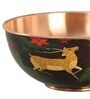 Forest Fetish 1.2 Ltrs Multicolour Copper Serving Bowl