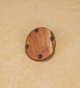 Forest Floor Acacia Wood S/4 Coaster with Enamel