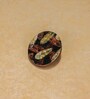 Forest Floor Acacia Wood S/4 Coaster with Enamel