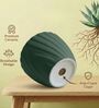 Green Ceramic 4-Inch Flower Pot
