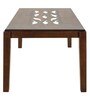 Forester Solid Wood 6 Seater Dining Set in Dark Walnut Finish