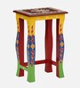 Chandara Solid Wood Nest Of Tables In Multicolour