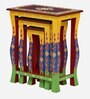 Chandara Solid Wood Nest Of Tables In Multicolour