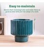 Forms of love Teal Ceramic Planter