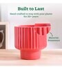 Forms of love Red Ceramic Planter