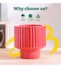Forms of love Red Ceramic Planter