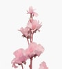 Set Of 2 Pink Plastic 2 Stems Forsythia Artificial Flowers