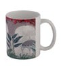 Fort Design & Green Leaves Printed Ceramic Coffee Mug 320ml