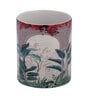 Fort Design & Green Leaves Printed Ceramic Coffee Mug 320ml