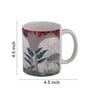 Fort Design & Green Leaves Printed Ceramic Coffee Mug 320ml