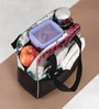 Fort Design & Green Leaves Printed Long Insulated Lunch Bag