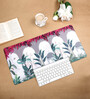 Fort Design & Leaves Printed Laptop& Keyboard Mat