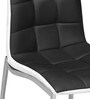 Fortica Metal 6 Seater Dining Set in Black Finish