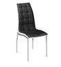 Fortica Metal 6 Seater Dining Set in Black Finish