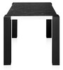 Fortica Metal 6 Seater Dining Set in Black Finish