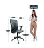 Fortis Mid Back Ergonomic Chair in Black Colour