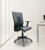 Fortis Mid Back Ergonomic Chair in Black Colour