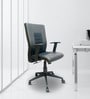 Fortis Mid Back Ergonomic Chair in Black Colour
