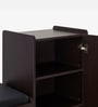 Fortuna 2+1 Door Shoe Rack Seating In Wenge
