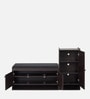 Fortuna 2+1 Door Shoe Rack Seating In Wenge