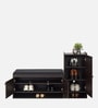 Fortuna 2+1 Door Shoe Rack Seating In Wenge