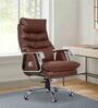 Fortuna Leatherette Executive Chair In Brown Colour Fortuna Leatherette Executive Chair In Brown Colour