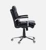 Fortuna Mini Leatherette Executive Chair In Black Colour